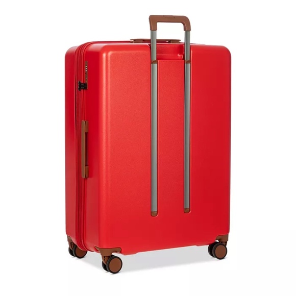 New With Tags Bric's Ferrara 3 Piece Spinner Suitcase Set - Beautiful Bright Red - Picture 8 of 14